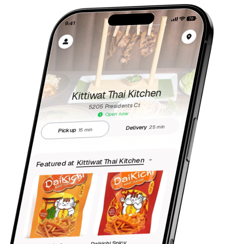 Kittiwat Thai Kitchen app preview